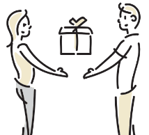 結婚式のイメージを2人で話し合う　